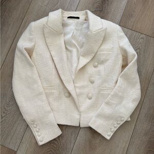 Ellie Tahari Cream Women's Blazer 6